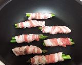 簡単！砂糖じょうゆのアスパラ豚肉まき作り方4写真