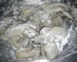 牡蠣マヨ（牡蠣のマヨネーズ炒め）作り方1写真