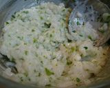 離乳食に♡ご飯とあおさのおやき作り方3写真