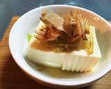 温豆腐の白ネギソースがけ作り方4写真