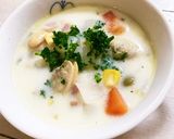 朝ご飯★クラムチャウダー作り方7写真