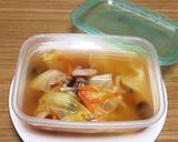 レンチンで野菜たっぷりスープ作り方2写真