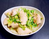 甘酒で‼︎鶏肉のキャベツ炒め作り方6写真