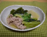 豚肉とわかめ煮物、スープとしてもＯＫ♪作り方5写真