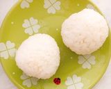 【キャラ弁】女の子おにぎり作り方1写真