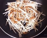簡単♫捨てないで〜大根の皮のキンピラ♡作り方3写真