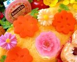 お花いっぱいオムライス♡作り方2写真
