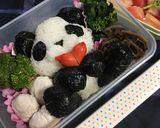 我が家の定番パンダさん弁当作り方6写真