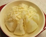レンチン新玉ねぎ　チーズ花椒作り方4写真