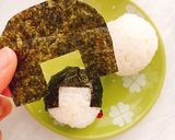 【キャラ弁】女の子おにぎり作り方2写真