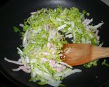 【レシピ本掲載】白菜あんかけチャーハン作り方2写真