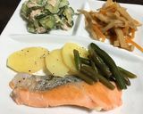 塩鮭とじゃがいものレモン蒸し作り方5写真