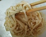 野菜たっぷりゴマだれサラダうどん作り方4写真