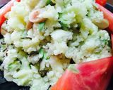 じゃが芋とアボカドの塩昆布ポテサラ作り方5写真