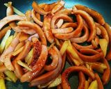 ウインナーとポテトの甘酢ケチャップ炒め作り方3写真