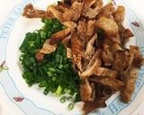 ☆パリパリ鶏皮と小葱のタケノコご飯作り方2写真