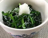 ほうれん草とちりめんのお浸し♡作り方7写真