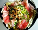 万能ネギ塩ダレ豚鍋作り方3写真