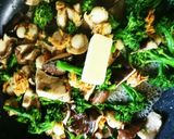 椎茸とブロッコリーとホタテのバター焼き作り方5写真
