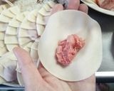 盛田トリュフソースでハンバーグ餃子作り方3写真