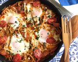 ワンパンで食卓まで♪巣ごもりナポリタン作り方9写真