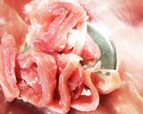 生ハムユッケ作り方1写真