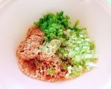 レンジで簡単枝豆しゅうまい☆作り方1写真