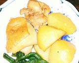 鶏モモ肉と春野菜の煮物作り方7写真