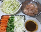 簡単！鶏むね肉とキャベツのカレー炒め作り方2写真