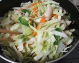 簡単！鶏むね肉とキャベツのカレー炒め作り方4写真
