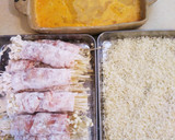 簡単エノキとチーズの肉巻きフライ作り方3写真