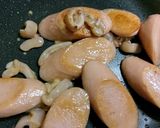 イカ塩辛魚肉ソーセージ炒め簡単アレンジ✨作り方4写真
