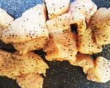 鶏胸肉のアボカドガーリックマヨチーズ焼作り方1写真