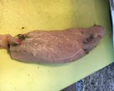梅パクチー麹のチキンロール作り方4写真