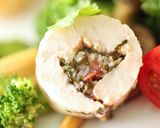 梅パクチー麹のチキンロール作り方12写真