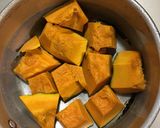 ほっこり…かぼちゃの煮物作り方1写真