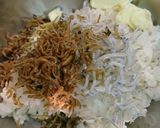 しらすとちりめん山椒のバターおにぎり作り方1写真