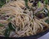 きのことにらのパスタ作り方7写真