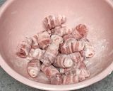 コロコロ♪豚バラ甘酢テリヤキ★お弁当にも作り方4写真