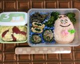けっこう簡単バーバパパ弁当作り方4写真