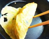 みつば入り玉子焼き☆お弁当に作り方6写真