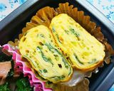 みつば入り玉子焼き☆お弁当に作り方8写真
