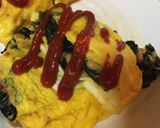 納豆とワカメのヘルシーオムレツ作り方4写真