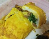 納豆とブロッコリーのオムレツ作り方6写真