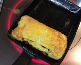 納豆とブロッコリーのオムレツ作り方5写真