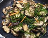 干しなすと鶏肉の煮物♪作り方6写真
