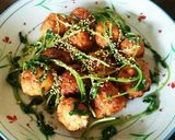 ウドンと蒸し大豆の唐揚げ作り方6写真