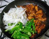 新玉ねぎシャキシャキ！鶏胸肉の味噌バター作り方7写真