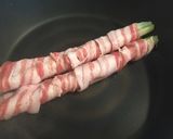 シャキッと！セロリの豚バラ巻き作り方1写真