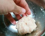 犬ご飯　シイタケの肉包み作り方3写真